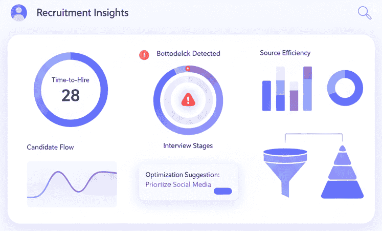 Analytics dashboard in TalentPrism