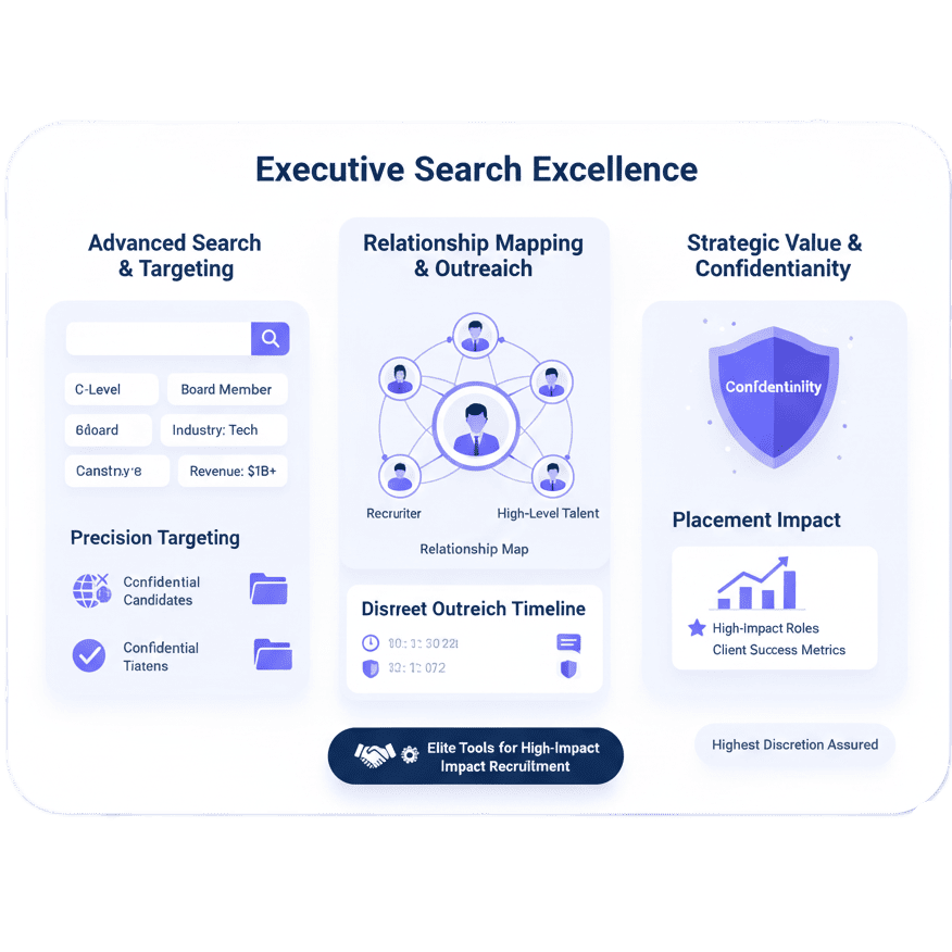 Executive search dashboard