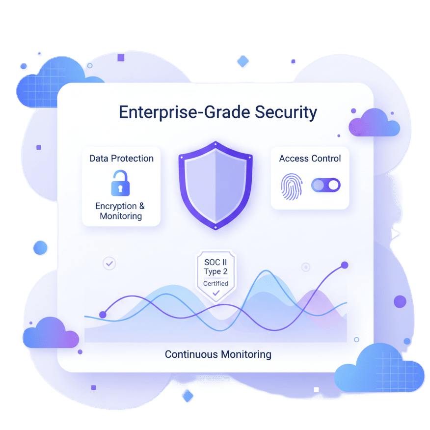 Security and compliance illustration